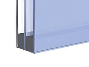 Dreischeiben-Wärmeschutzglas mit transparenter Metalldampfbeschichtung Ug = 0,5-0,7 W/(m<sup>2</sup> K)