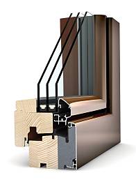 Bild 2: Holz-Metall-Fenster.