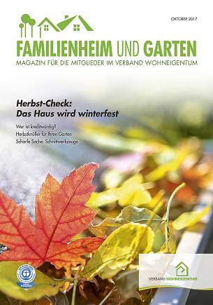 Familienheim und Garten, Ausgabe Oktober 2017