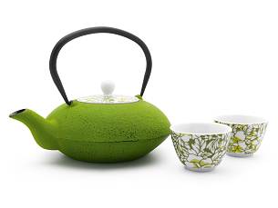 Teekanne und Teebecher aus der Serie Yantai