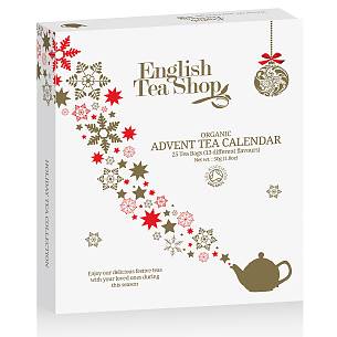 Weißer Adventskalender von English Tea Shop