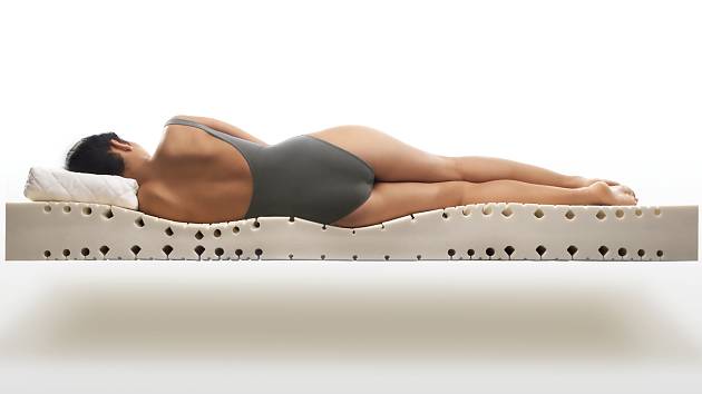 Die Matratze sollte ein leichtes Einsinken von Becken und Schultern ermöglichen, während die Wirbelsäule waagerecht aufliegt.