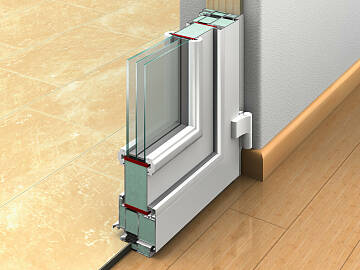 Eine gute Energieeffizienz bei modernen Haustüren wird durch eine gute Wärmedämmung der Profile erziehlt.